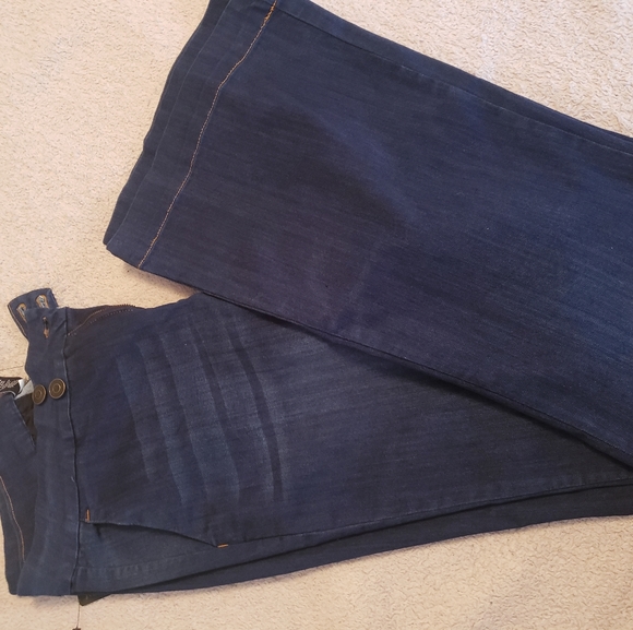 Dark blue stretch demin - Picture 2 of 2
